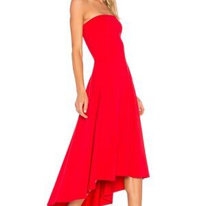 Susana Monaco - Strapless Hi Low Dress (red)